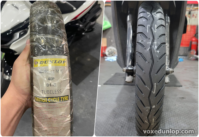 Thay vỏ xe passing 50 loại nào tốt giá vỏ dunlop bao nhiêu - 3