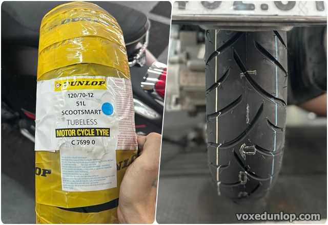 Thay vỏ xe vento neo loại nào tốt giá vỏ dunlop bao nhiêu - 4