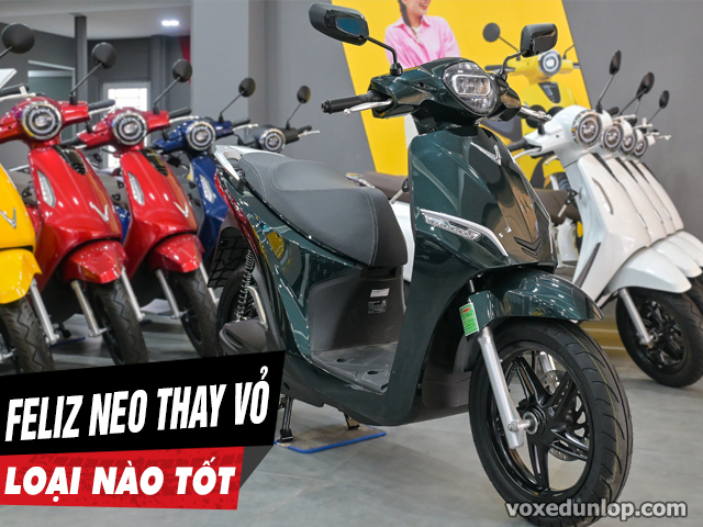 Thay vỏ xe feliz neo loại nào tốt giá vỏ dunlop bao nhiêu - 1