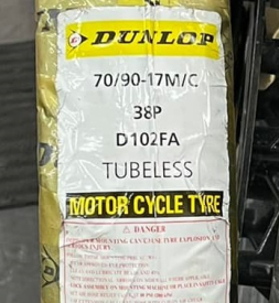 Vỏ Dunlop D102A 70/90-17 Exciter, Wave, Raider