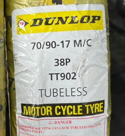 Vỏ Dunlop TT902 70/90-17 Exciter, Sirius, Wave