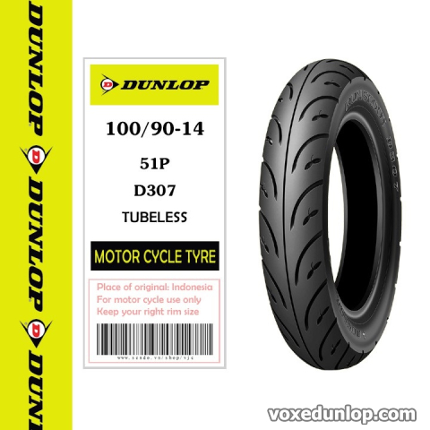 Vỏ xe Dunlop 100/90-14 D307