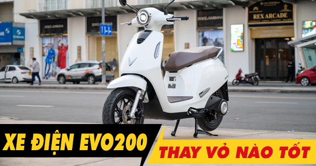 Tổng hợp vỏ xe Dunlop tốt nhất cho xe điện Evo200 hiện nay?