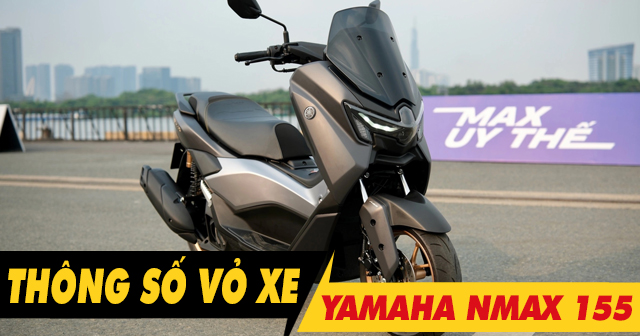 Thông số vỏ xe Nmax 155 như thế nào? Vỏ Dunlop nào tốt?